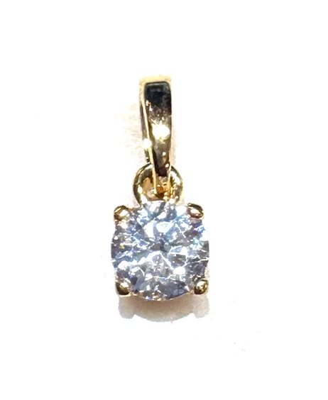 Pendentif CP gioielli Femme 9K in Or jaune Cubic Zirconia 9K P.L. ZIRC CP UU/N 0.60 G - 9K P.L. ZIRC CP UU/N 0.60 G